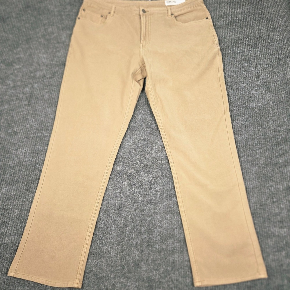 32 Degrees Cool Men's Slim Straight Fit Desert‎ Khaki Chino 40x30 NWT